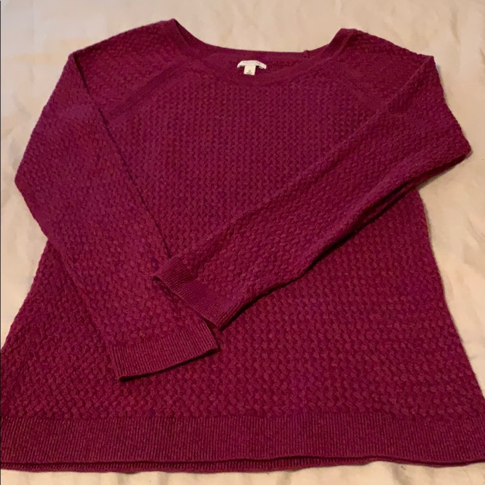 Sonoma Burgundy Sweater